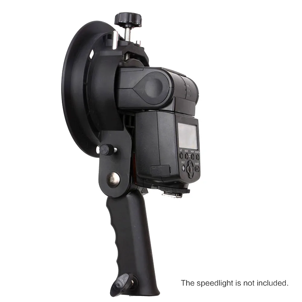Новый кронштейн Pro держатель адаптера для вспышки Speedlite Snoot софтбокс с рукояткой