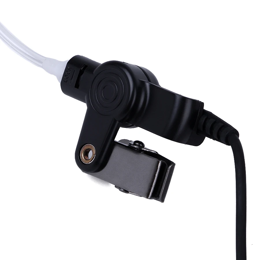 New 2Pin PTT MIC Waterproof Earpiece Covert Acoustic Tube Earpiece for Motorola Radio GP300 CP88 CP040 PRO1150 CLS1110 Earphone