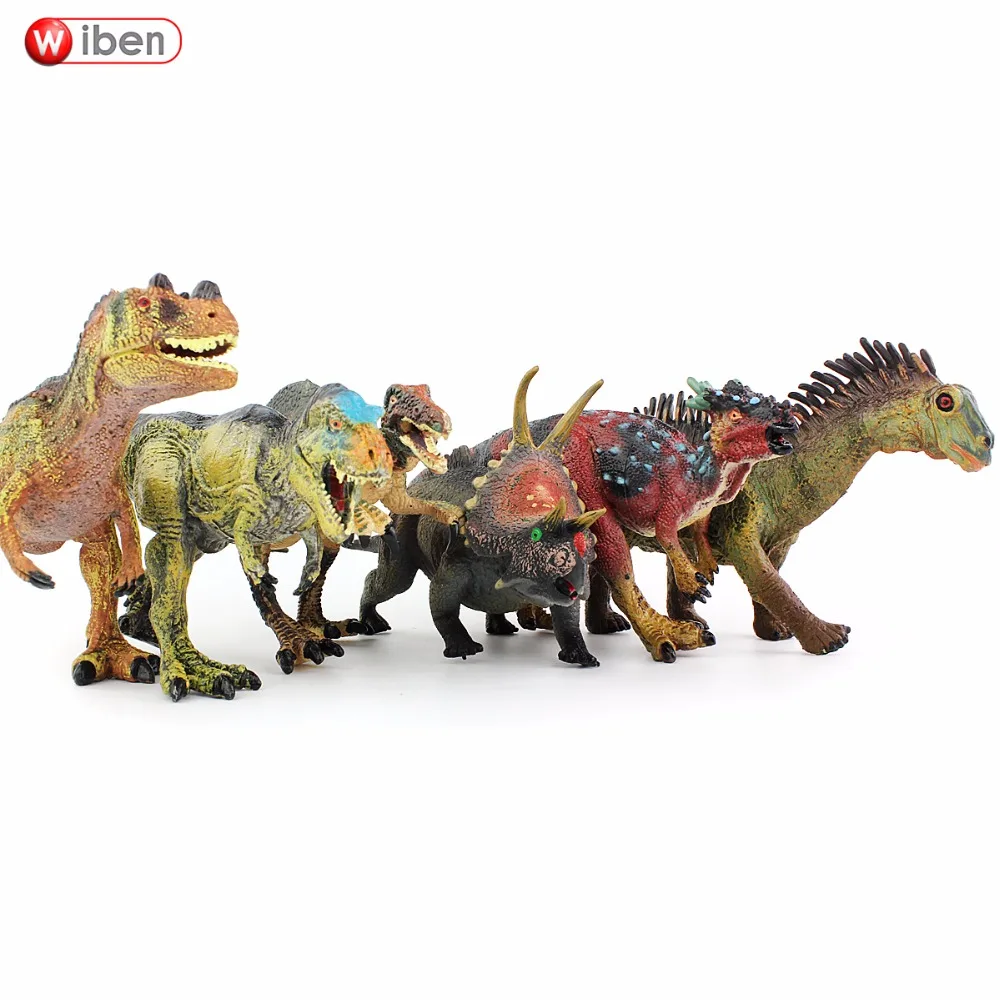 Вибен 6 шт./лот тираннозавр рекс карнотаурас агустиния деинонихус