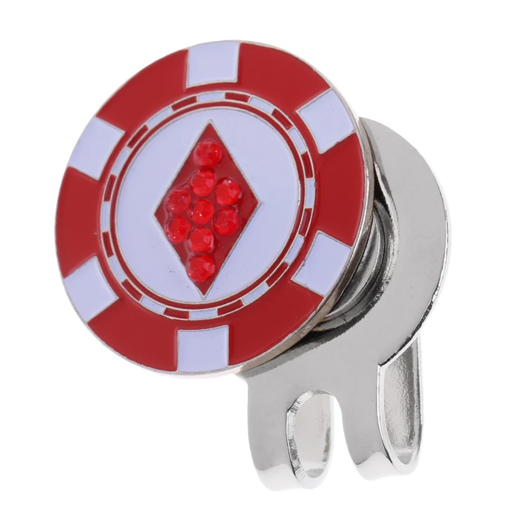 Высокое качество сплав сердце Магнитные с рисунком шляпа козырек клип мяч для