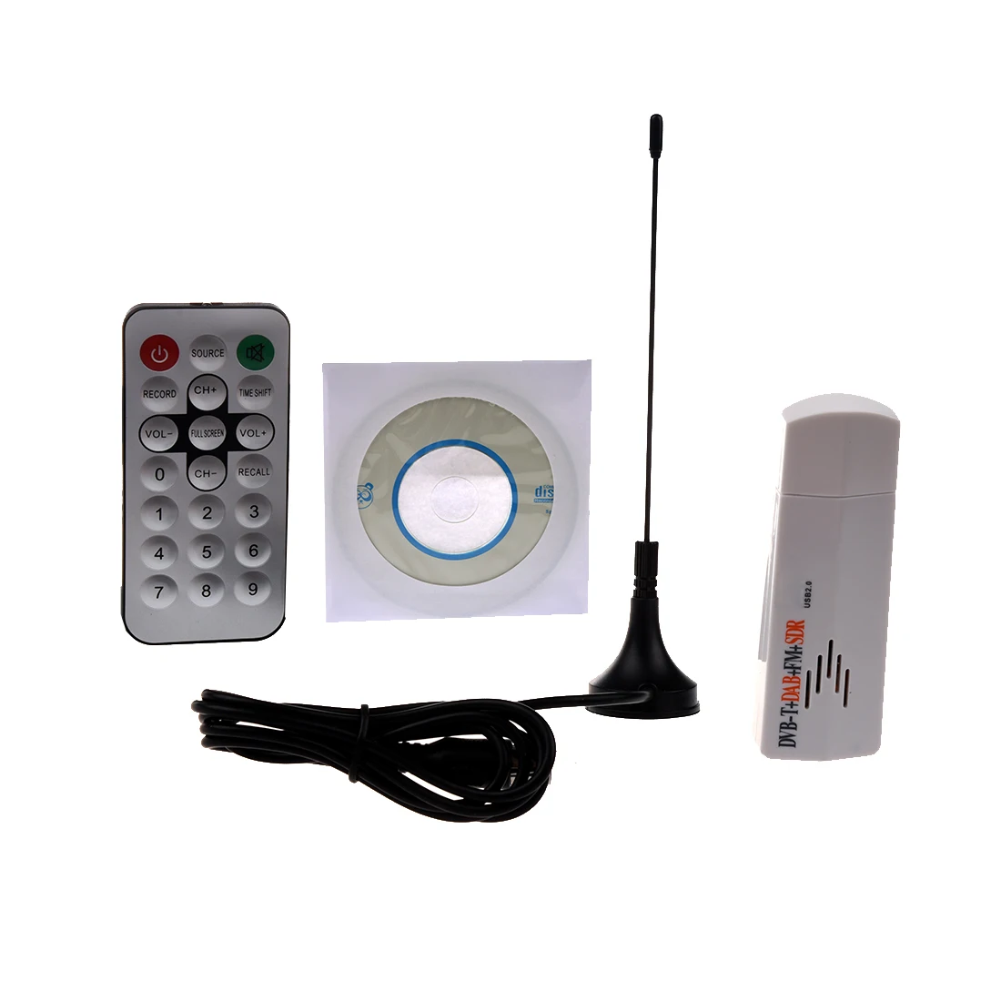 FM + DAB USB DVB-T RTL2832U FC0013B SDR антенна ТВ радиоприемник | Электроника