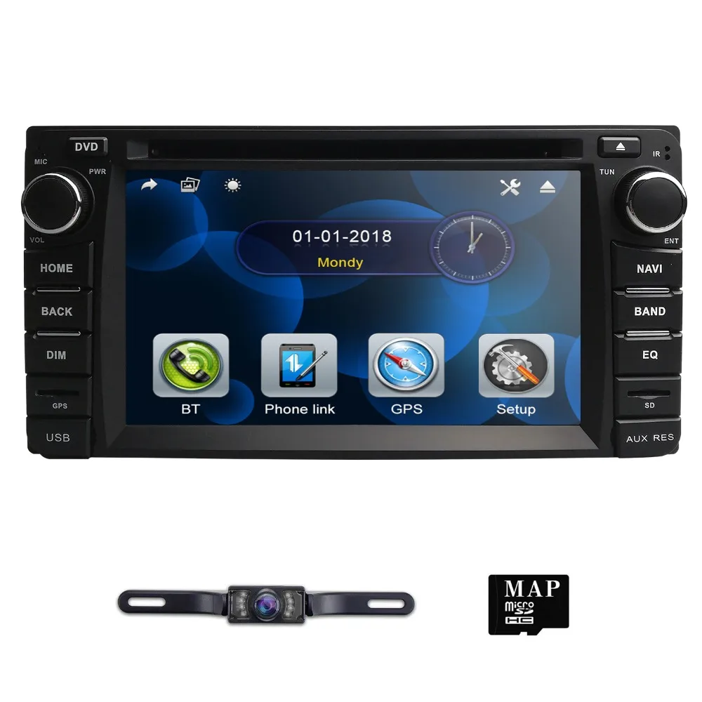 Автомобильный dvd-плеер для Тойота торолла аурис Fortuner Estima vios Innova RAV4 Prado Vios Hilux Vitz зеркало с Навигатором GPS Link DAB