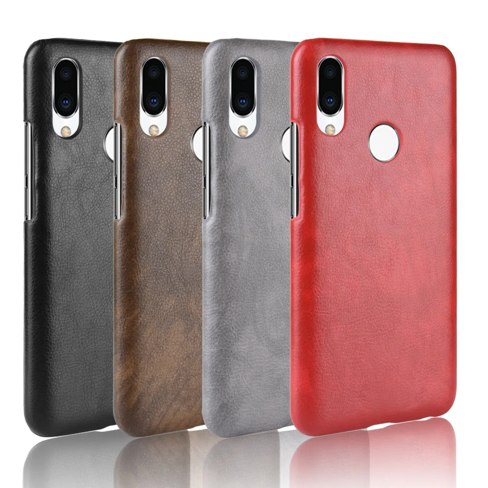 Роскошный кожаный чехол личи для Meizu M9 Note M6T Жесткий Чехол Asus Zenfone 5Z 5 MAX PRO M1 M2 Plus Shot |