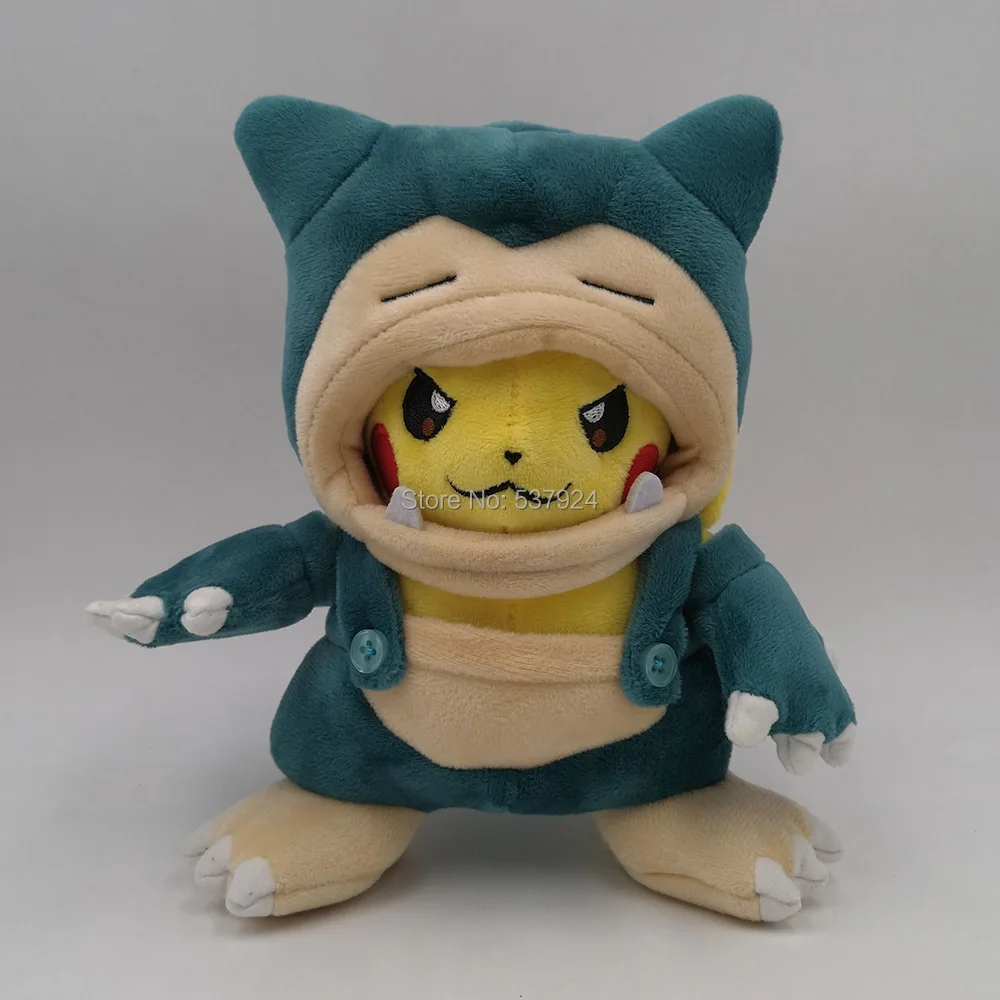 Пикачу Косплей Snorlax " 20 см плюшевая кукла