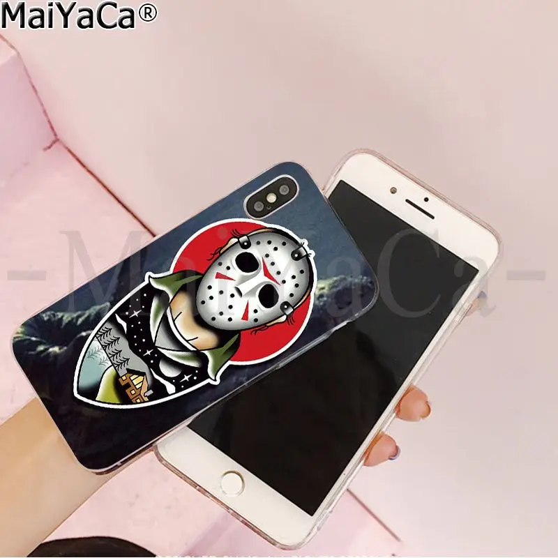 A7 MaiYaCa Jason Voorhees Friday The 13th DIY красивый чехол для телефона, аксессуары для iPhone 8 7 6 6S Plus 5 5S SE XR X XS MAX - Цвет: A7