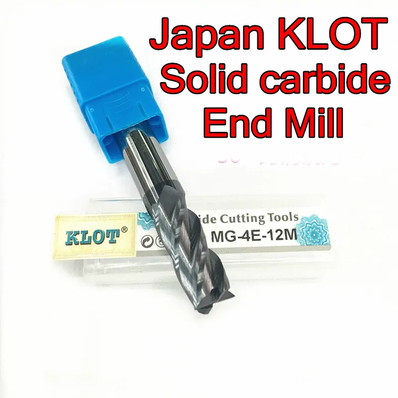 6 0*15*6*50 мм 5 шт./компл. Petiole 4F Japan KLOT HCR45 твердосплавная Концевая фреза Инструменты из