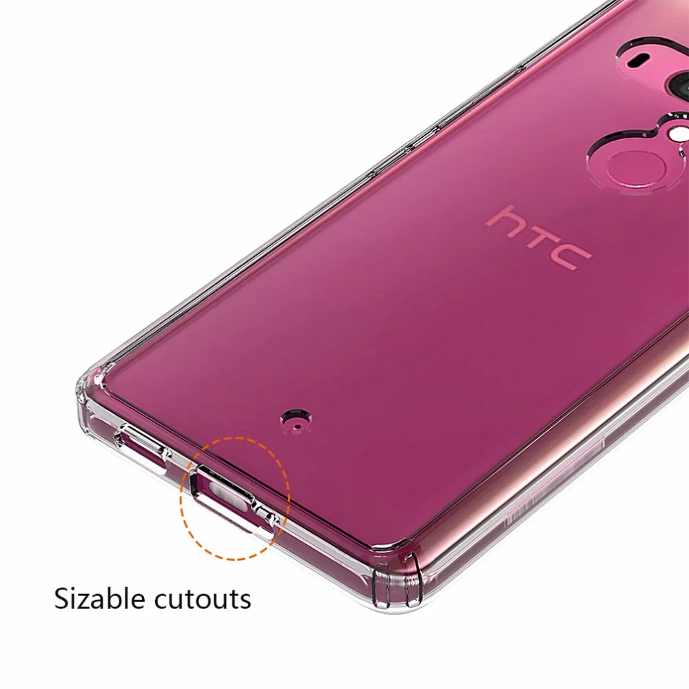 Противоударный чехол для HTC U12 Plus U 12 прозрачный зеркальный 6 0 дюйма | Мобильные