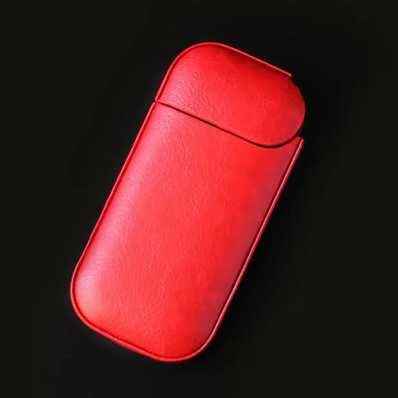Модный черный, красный, серебристый PU чехол для IQOS 2,4 Plus II III электронная сигарета для IQOS полный защитный чехол