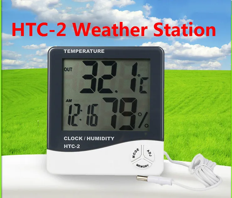 Крытый Цифровой термометр гигрометр открытый электронный ЖК-дисплей измеритель