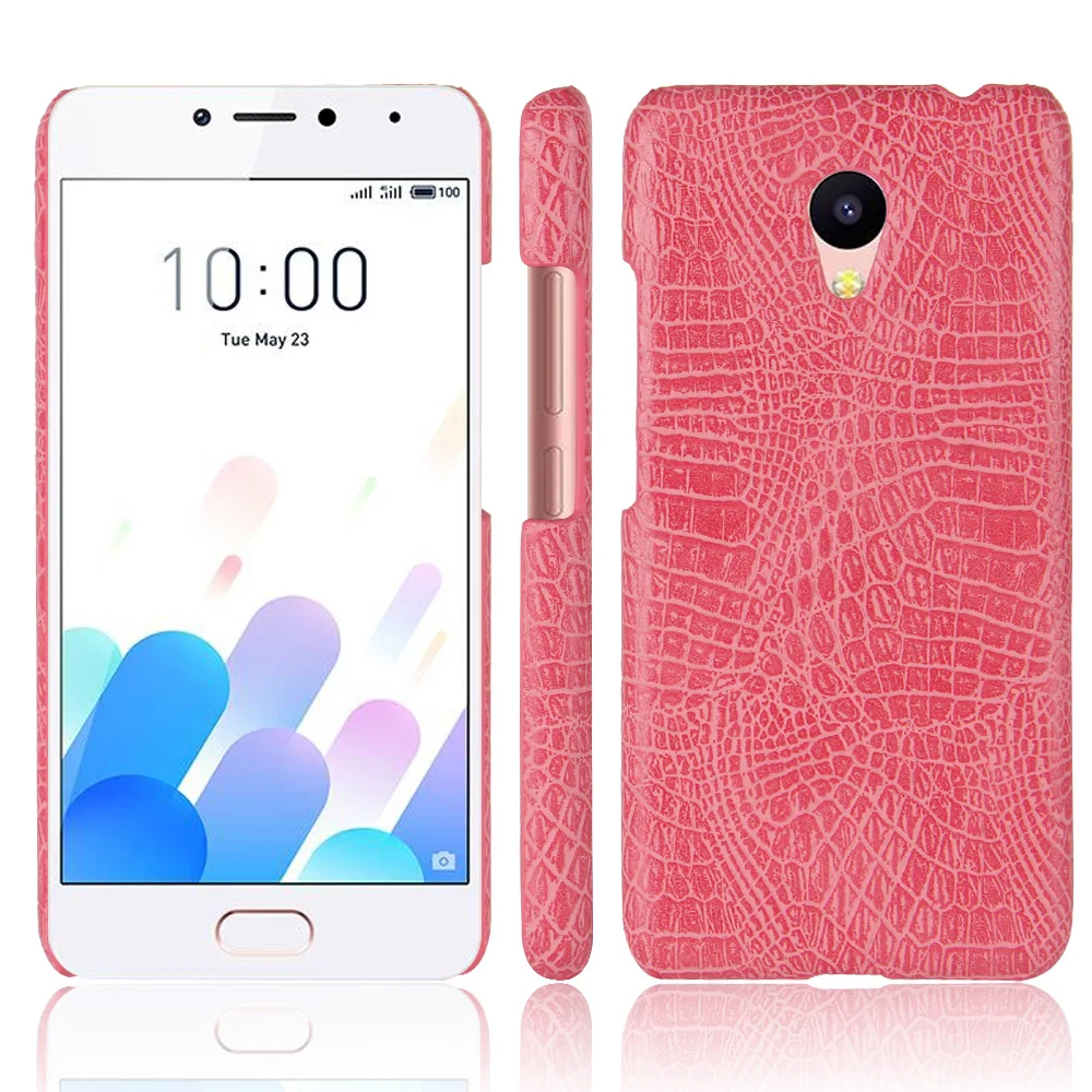 Роскошный чехол под крокодиловую кожу с мотивом змеи кожаный для Meizu A5