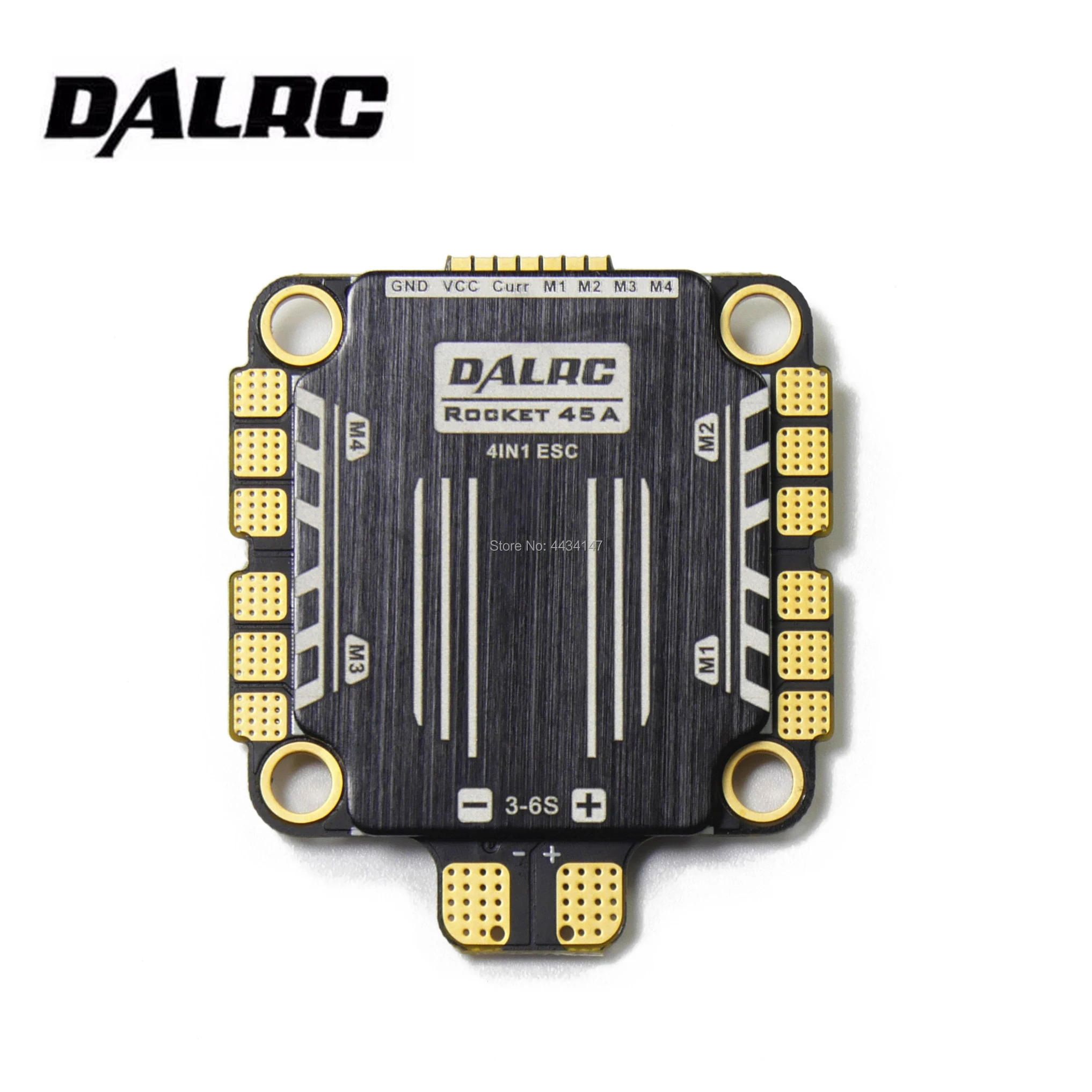 DALRC Rocket 45A 4 в 1 ESC BLheli32 DShot1200 бесщеточный STM32f051 решение без помех 30 5*30 5 мм ESC|Детали и