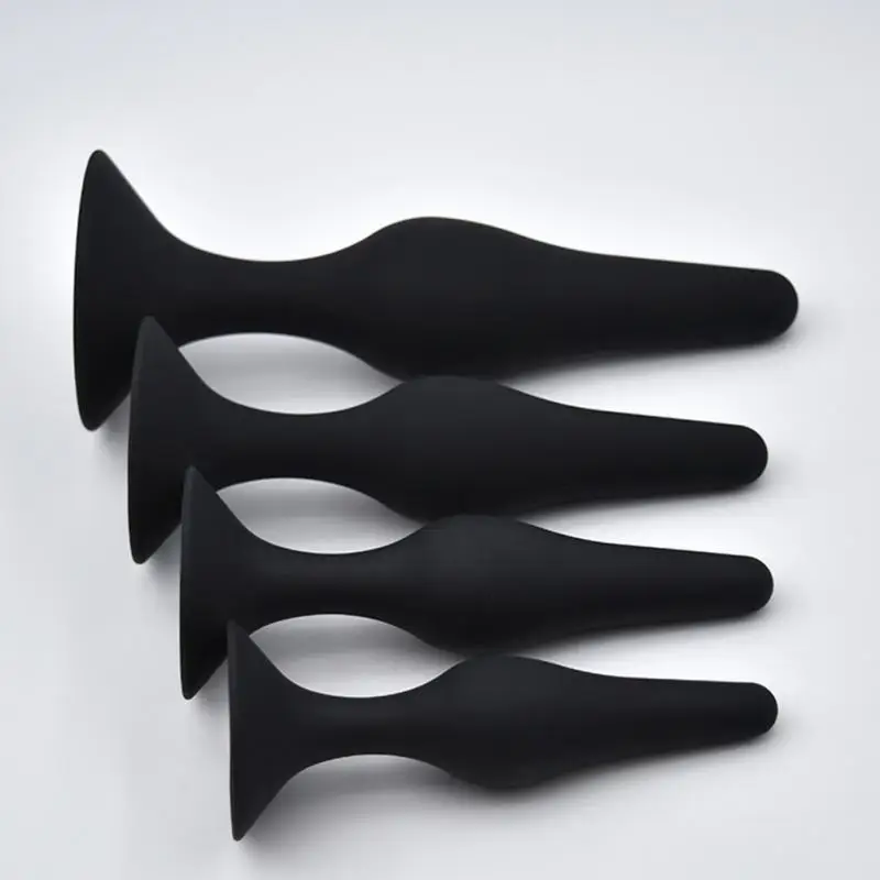 Для взрослых сексуальные черные/фиолетовые мягкие силиконовые Анальные