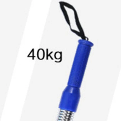 Синий YINGTOUMAN power Twister Bar для укрепления верхней части тела, для тренажерного зала, высококачественные пружины из углеродистой стали и нескользящая пластиковая ручка - Цвет: Синий