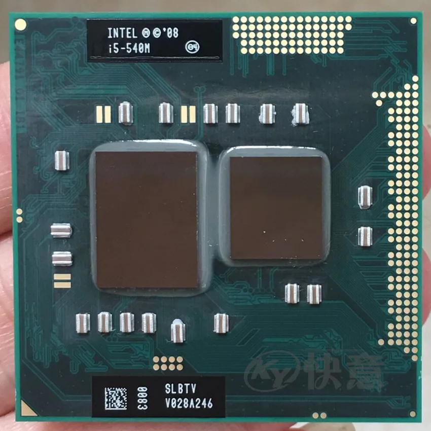 intel cpu ноутбук i5-540M cpu 3M кэш 2,53 GHz до 3,066 GHz i5 540M PGA988 процессор совместимый HM57 HM55 QM57