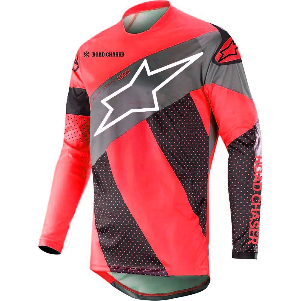 Зимняя термо ФЛИСОВАЯ ФУТБОЛКА для мотокросса Mtb Maillot Vtt Camiseta велосипедная куртка для скоростного спуска - Цвет: without fleece 3
