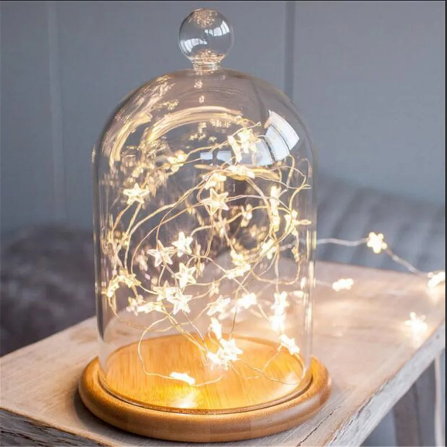 Factory Sales 2M String LED Lights Decoration Fairy Light Battery Operated Waterproof Star Copper Wire Lamp Indoor Outdoor Chris | Лампы и