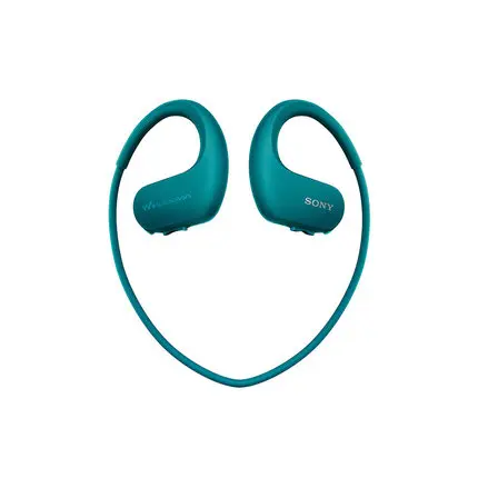 Синий SONY Walkman, 8 ГБ, наушники, интегрированные, водонепроницаемые, для плавания, бега, mp3, музыкальный плеер, NW-WS414, гарнитура, интегрированные аксессуары - Цвет: Синий