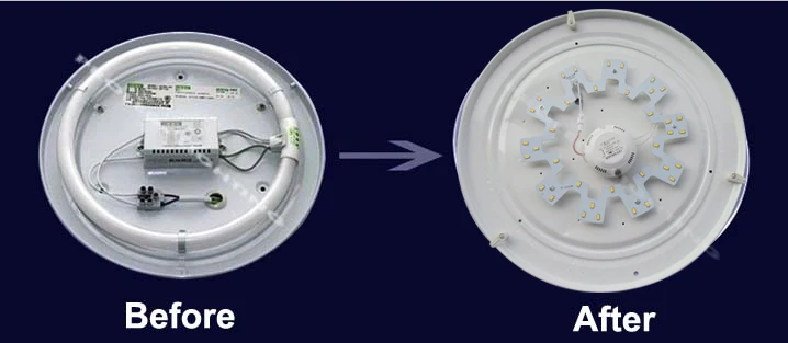 Оптовая продажа 10 упаковок Круглый Светодиодный точечный светильник 18 Вт