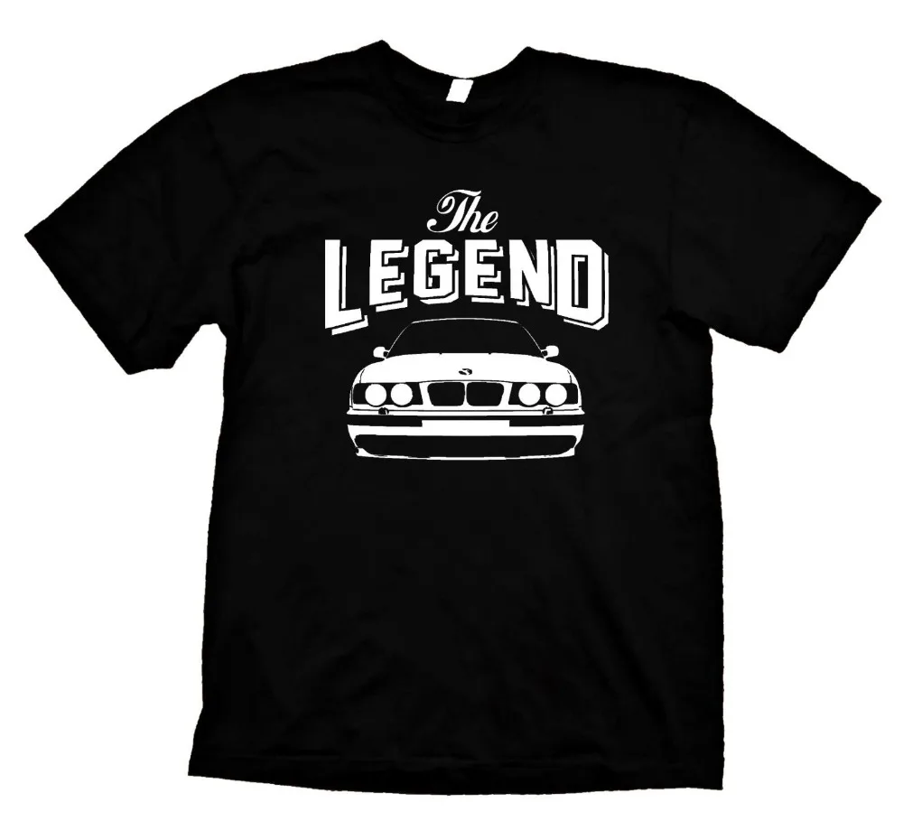

Hot Sale Summer Style Germany Car Rally E34 Black T-Shirt Mens Humor Inspired Tee Choice of Colours Gift Dad Legend Tee shirt