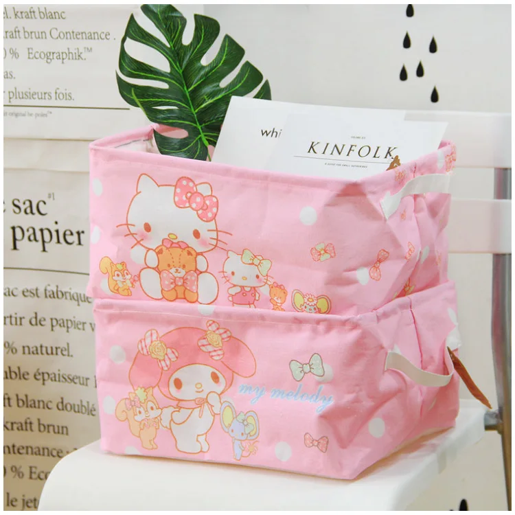 Складная хлопковая корзина для одежды с героями мультфильмов Beauty Le Di хранения