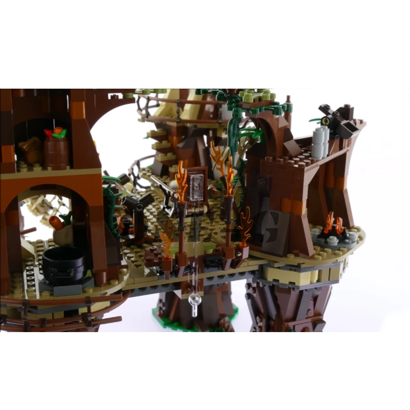 Compatible with lego 10236 Building blocks 05047 1990pc star wars military Bricks Ewok Village figures toys for children | Игрушки и