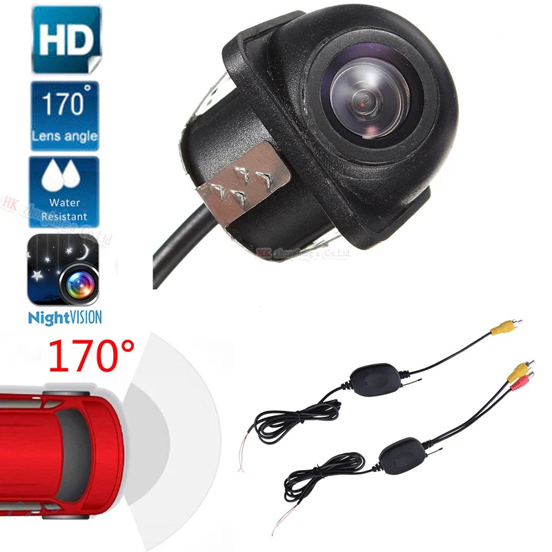 YYZ 2018 New Waterproof CCD Universal HD Car Rear view BackUp Reverse Parking Camera View Wireless |