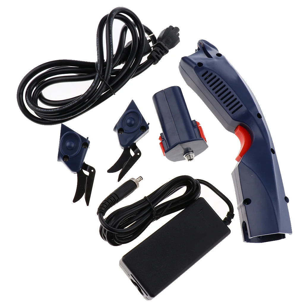 Электрическая ткань ножницы портативный резак ткани с двумя лезвиями для ковра