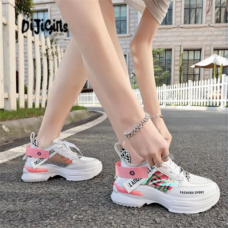 2019 новая весенняя модная женская повседневная обувь Удобная на платформе