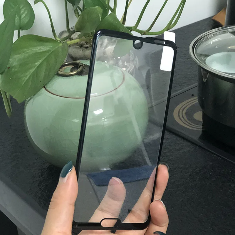 2 шт 3D изогнутое закаленное стекло для Sharp Aquos R3 полное покрытие экрана Защитная