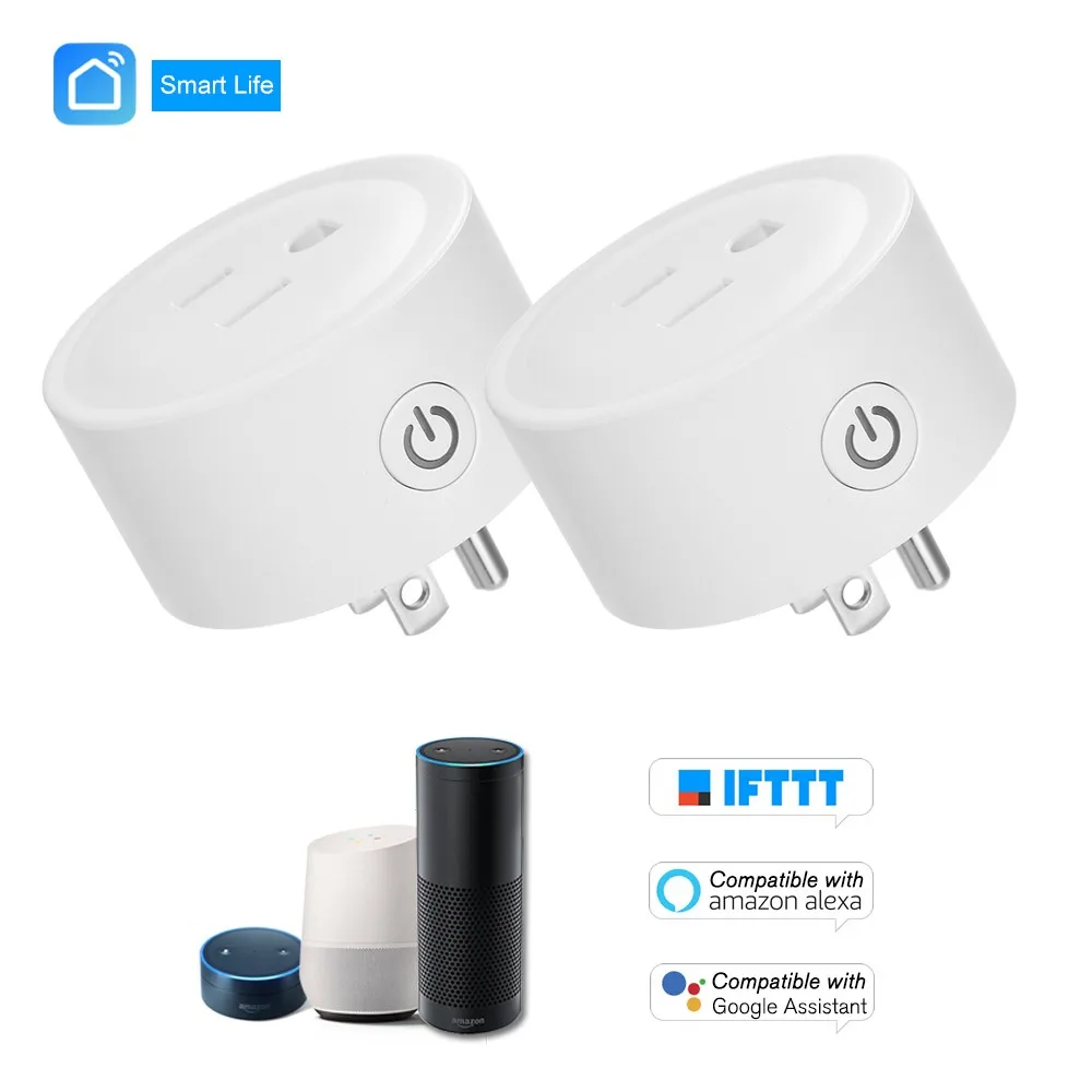 Wi Fi умная розетка US Plug беспроводной домашний переключатель розетки голосовое