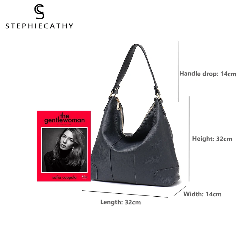 SC большие дизайнерские женские сумки через плечо из натуральной кожи женская