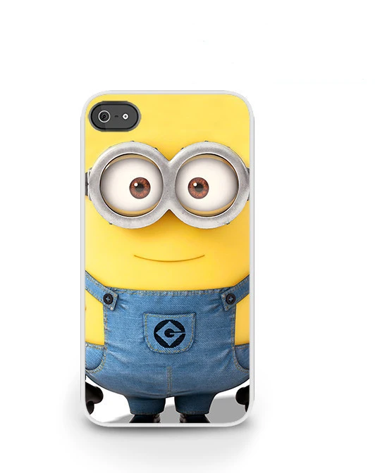 New Cartoon Despicable Minions Hard Plastic Back Cover Case for iPhone 4 4S 5G Me Silicone Cute |