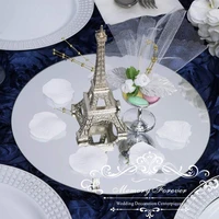 round mirror for wedding candle mirror marriage table tray centerpieces wedding cake stand