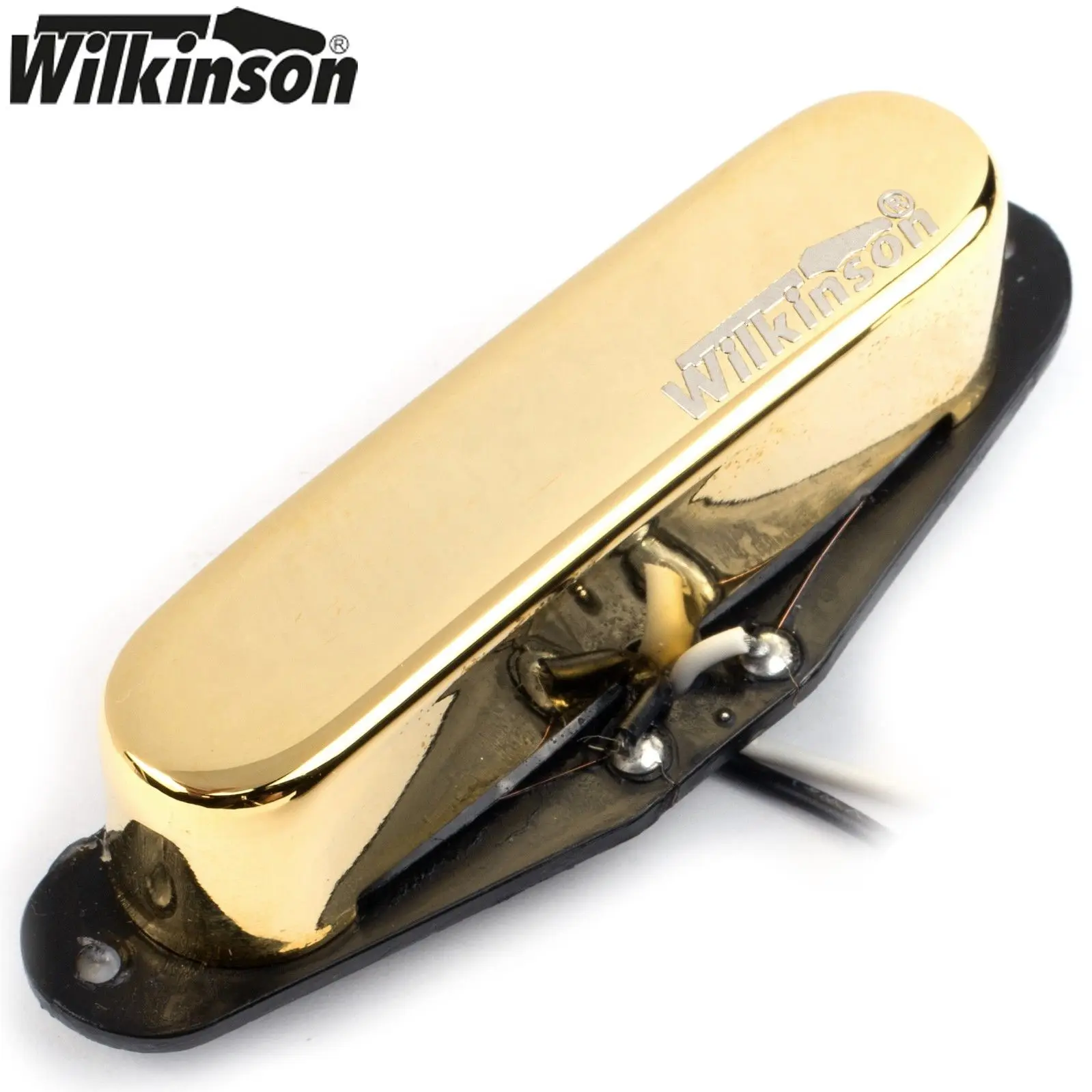 Wilkinson WVT Alnico5 звукосниматели TL стиль шеи и моста электронная гитара звукосниматели - Цвет: Gold Neck