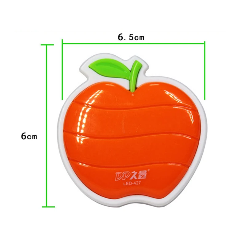 2017 Мода ТУАЛЕТ свет в ночь Мини orange детские спальни лампы 220 В визуальные 3d led под