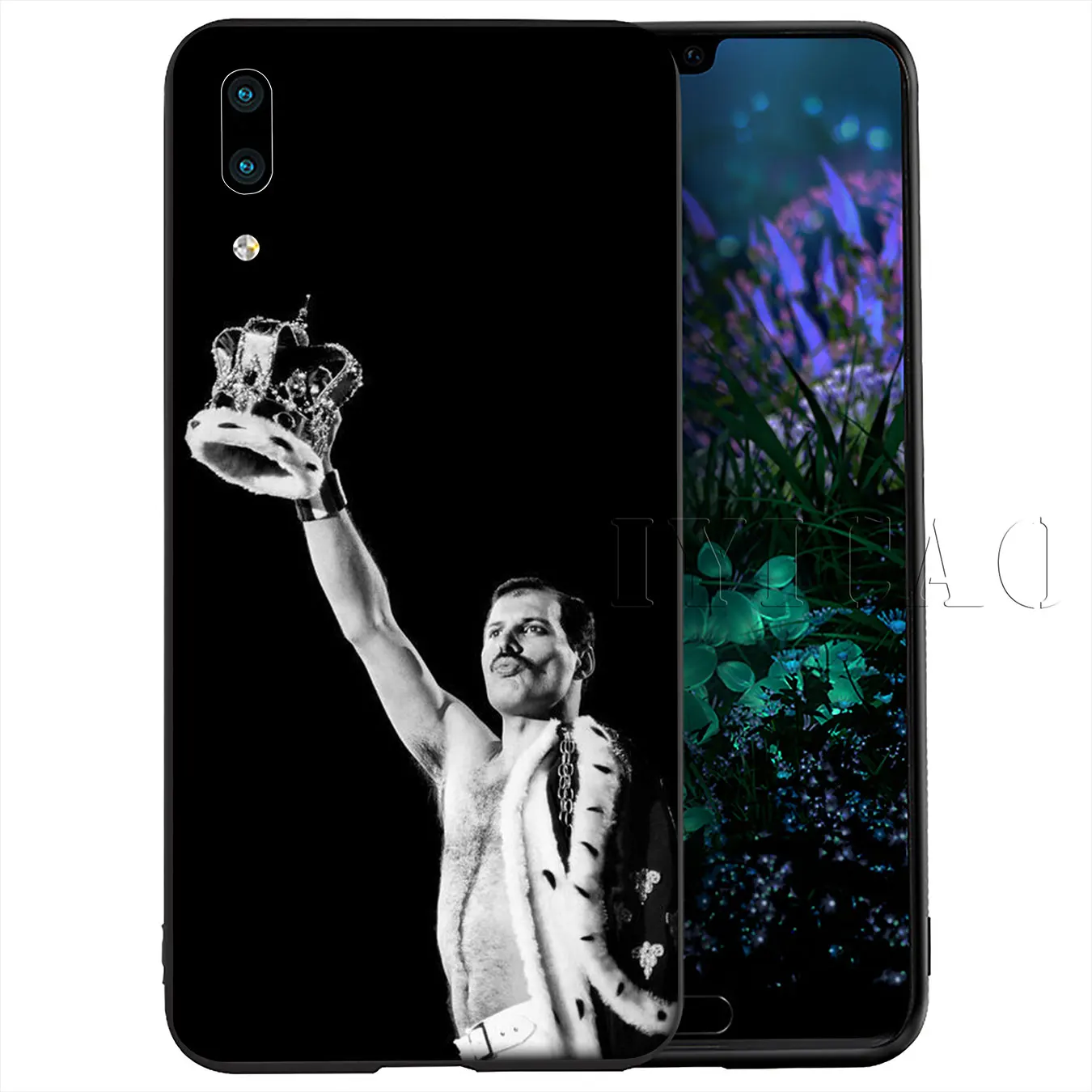 Мягкий силиконовый чехол для телефона IYICAO Queen Freddie Mercury Huawei Y9 Y7 Y6 Prime 2019 Honor 20 8C 8X 8 9 9X