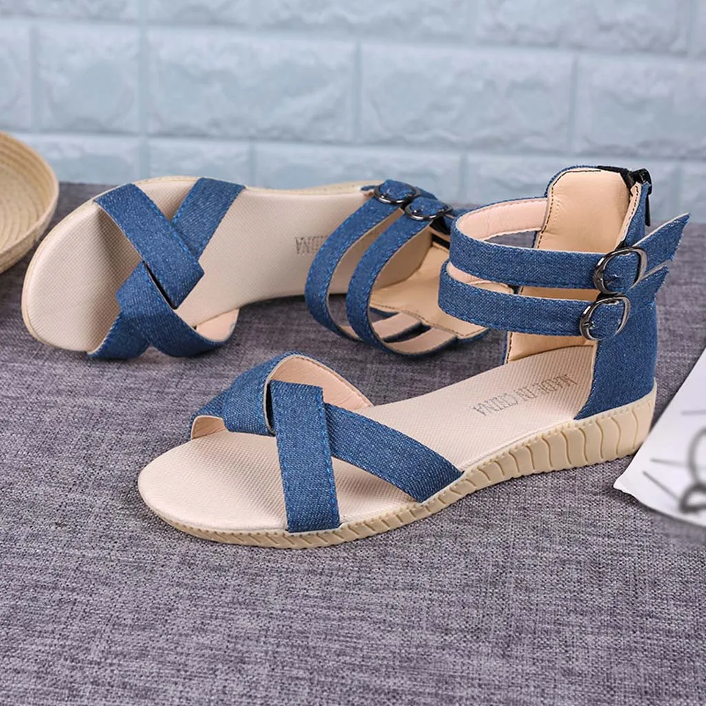 Женские сандалии с нескользящей подошвой SAGACE однотонные пляжные повседневная