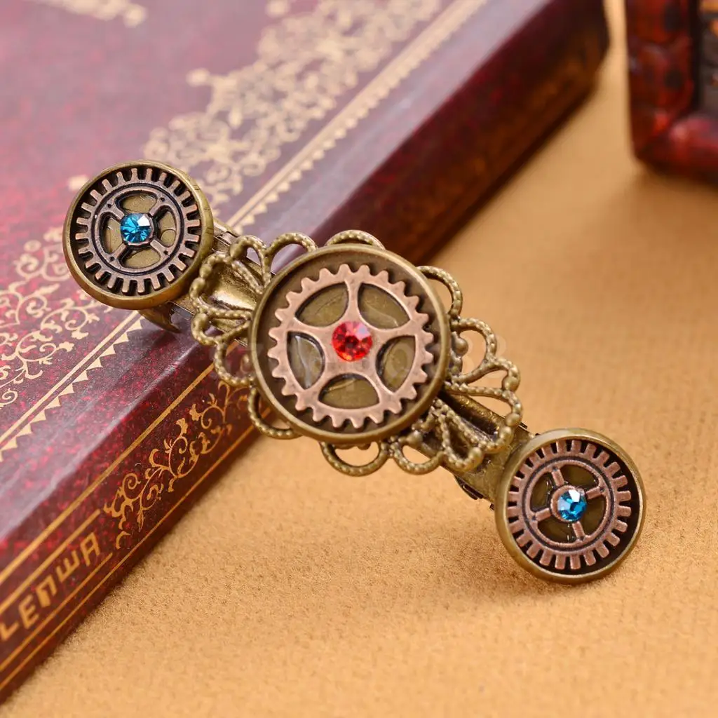 Аксессуары для волос в стиле стимпанк|hair accessories|hair clip barrettehair |