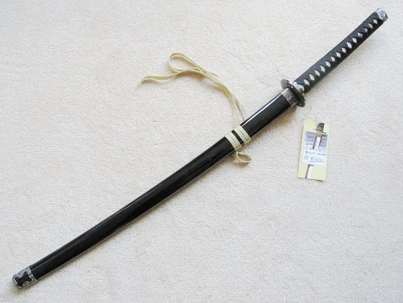 S0229 фильм KILL BILL SAMURAI BILL'S Фирменная кисть в виде меча HAMON STEEL BLADE 40"