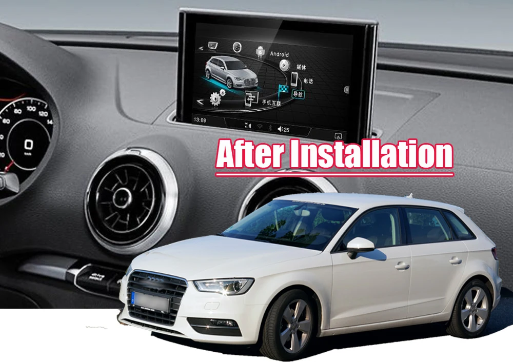Liandlee Android для Audi A3 8V 2012~ автомобильный стиль Carplay Зеркало Ссылка плеер камера экран карта gps Navi навигация