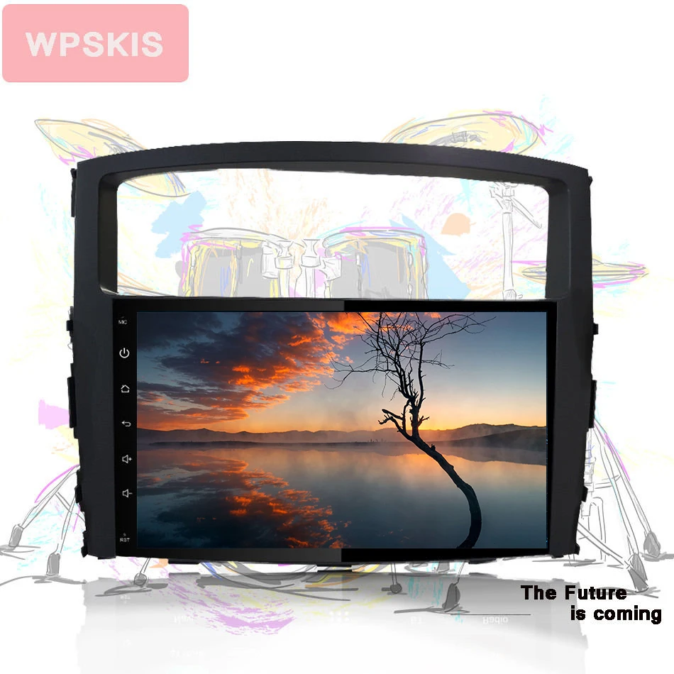 Octa 8 Core Android 10 0 для MITSUBISHI PAJERO V97 V93 2006 2015 автомобильный DVD плеер GPS навигатор
