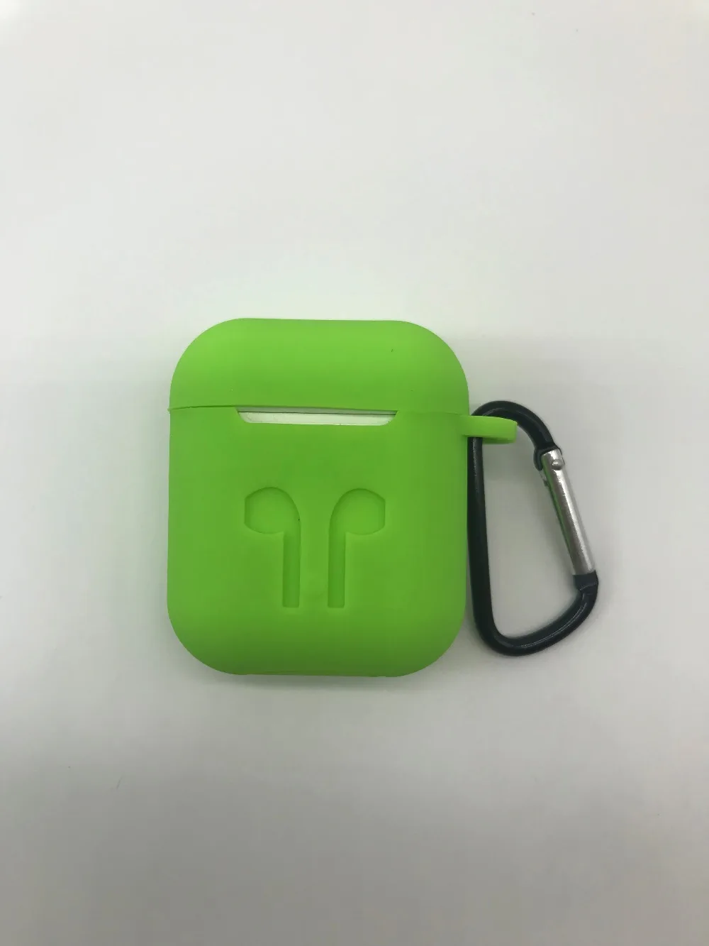 Силиконовый чехол, чехол с карабином, брелок для Apple AirPods Air Pods, беспроводные наушники, аксессуары, чехол