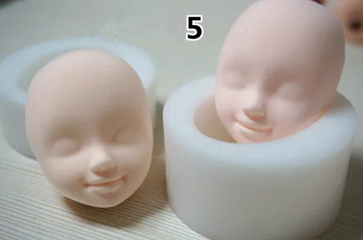 Силиконовая форма для лица ребенка силиконовая ароматического камня Пищевая