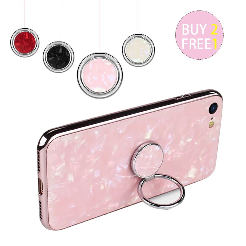 Buy2 Free1 подставка для мобильного телефона круглый палец мраморный кольцо