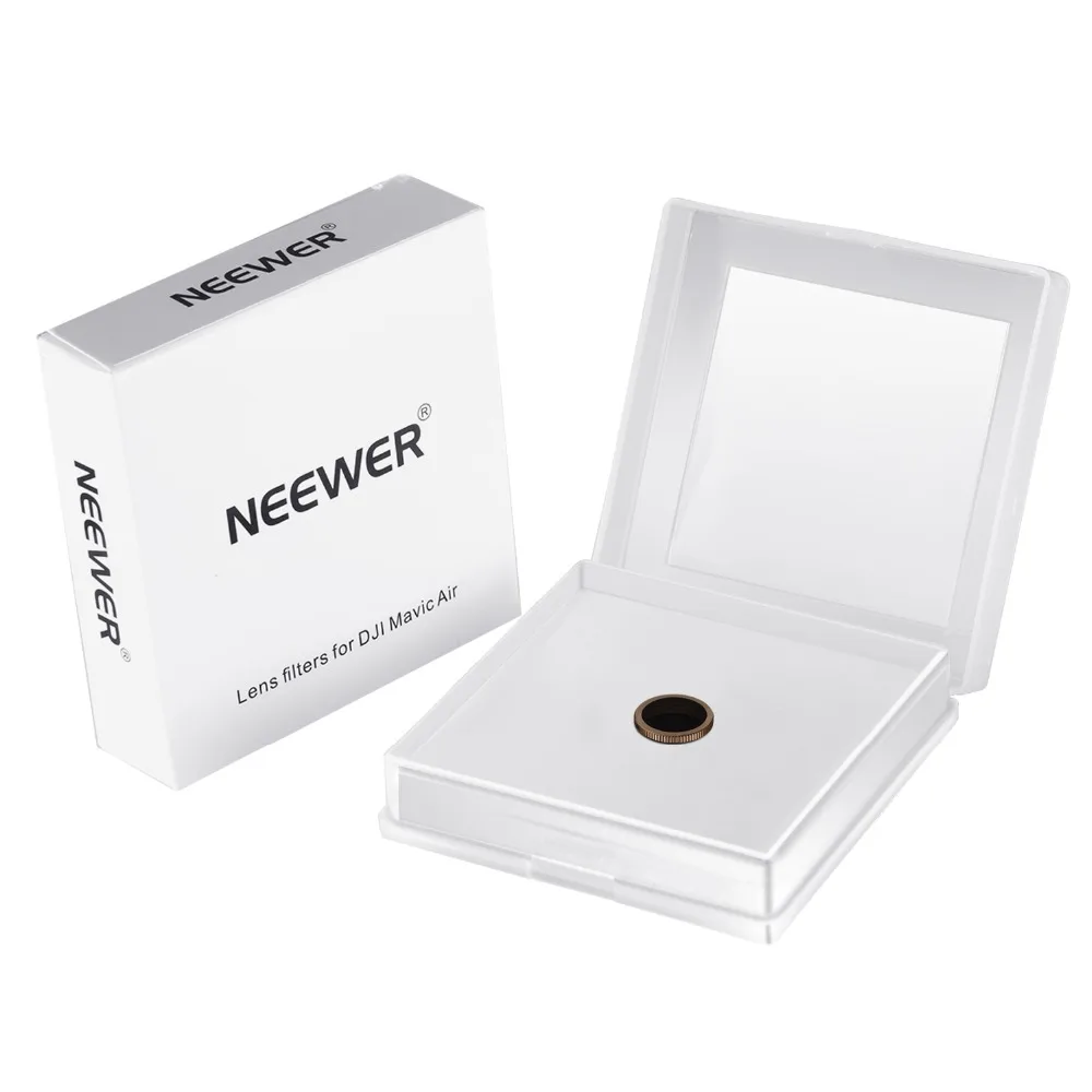 Neewer Pro ND 16 фильтр для DJI Мавик Air Drone Quadcopter из многослойным покрытием оптическое стекло+ водостойкий алюминий сплав рамки