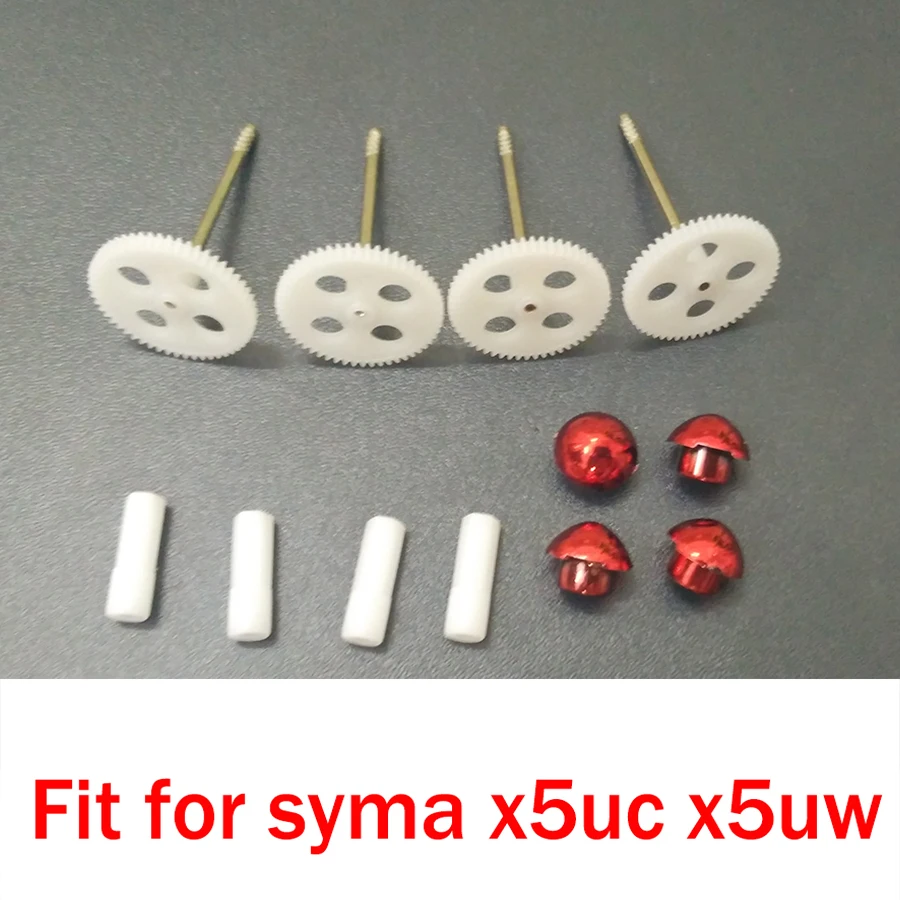 Фото Syma X5UC X5UW Motor Gear Replacement And Propeller Cover Hat Spare Parts Kit Accessories For Helicopter Drone Игрушки и хобби Syma X5UC X5UW Motor Gear Replacement And Propeller Cover Hat Spare Parts Kit Accessories For Helicopter Drone Игрушки и хобби
