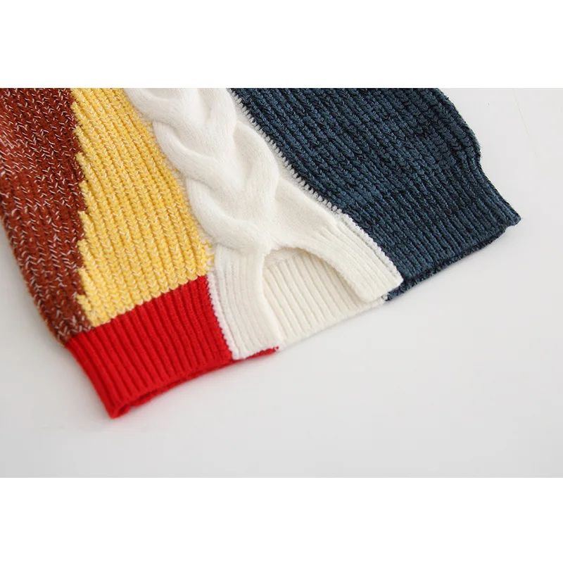 Вязаный свитер для новорожденных модная одежда в Корейском стиле пуловеры