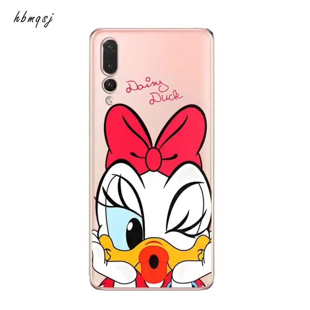 Cute funda for huawei p20 lite case clear cartoon sidiqi mickey original coque mobile phone back cover |