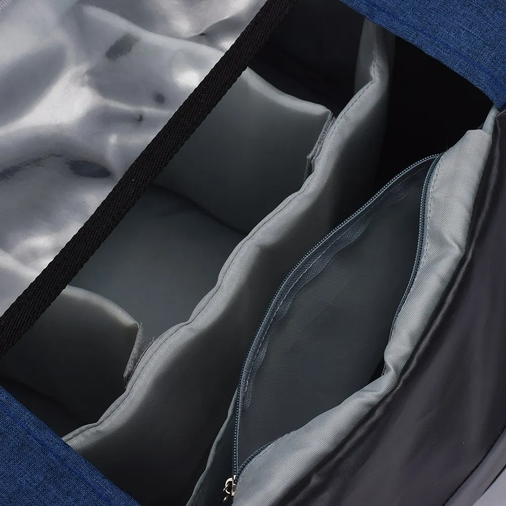 Сумка тоут для вязания органайзер с внутренним делителем шерсти крючки набор