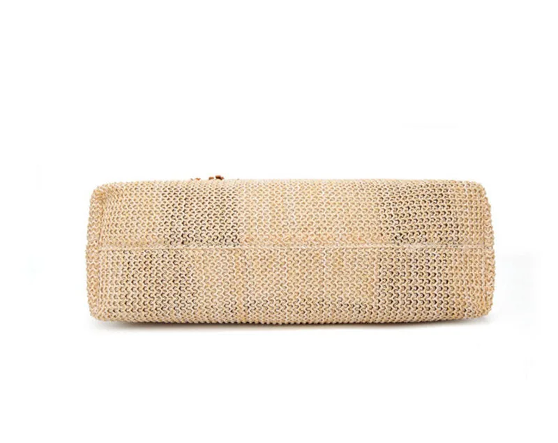 HANN INGRY Elegant Fashion Women Hand knitting bag Leisure Beach Grass Fringed Single Shoulder Daily Shopping Handbags H105D | Багаж и